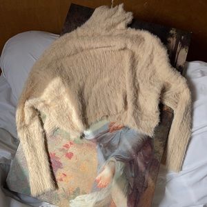Fuzzy Turtleneck Sweater by Free People